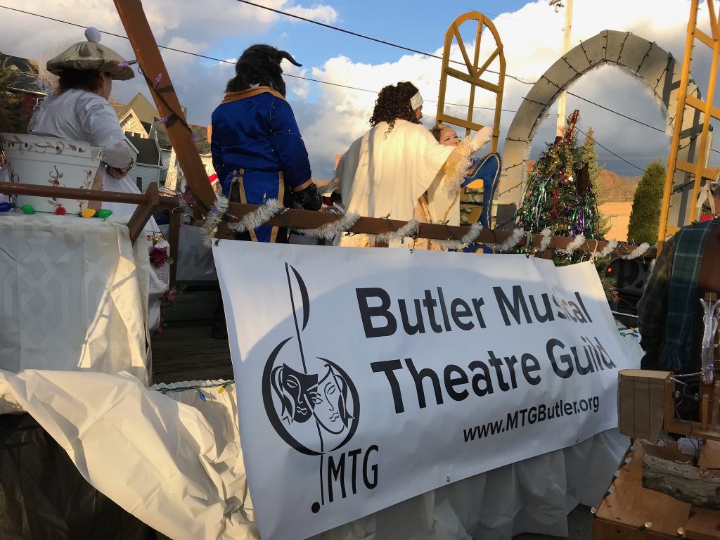 MTG won first place for a nonprofit float in the Butler Christmas